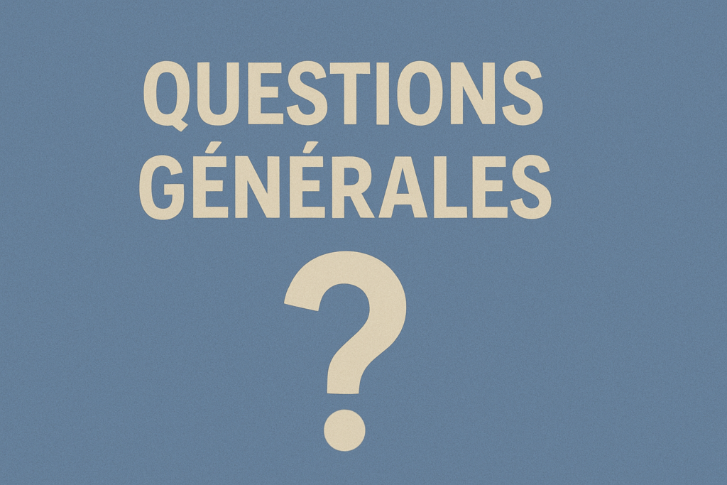 Illustration avec texte Questions générales et point d’interrogation